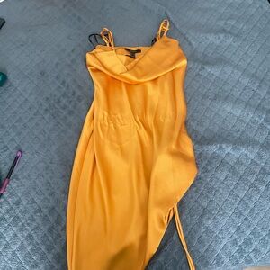 Forever 21 Asymmetrical Yellow Dress